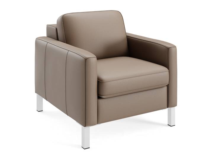 Sessel Classica-8011, Johann Jakob, kat. d, life line hasel, Leder