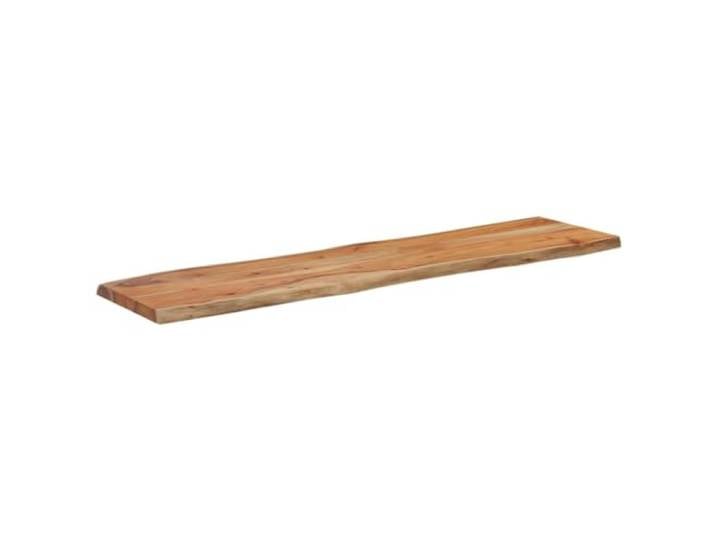 Kaorsrow Tischplatte Massivholz Akazie 180x40x2,5 cm mit Baumkante Rustikale Holzplatte für DIY Bartisch oder Beistelltisch im Wohnzimmer, pflegeleichte Oberfläche