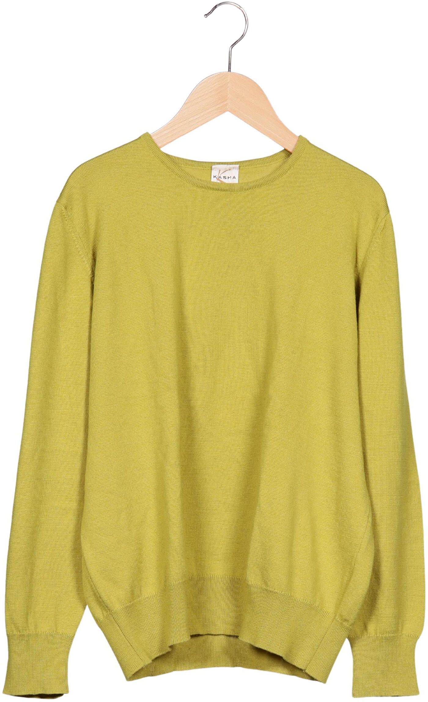 Rodier Damen Pullover, Hellgrün, Gr. XL, kein / Etikett - Second Hand
