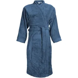 The One Towelling Unisex Bademantel T1-B denim faded S/M