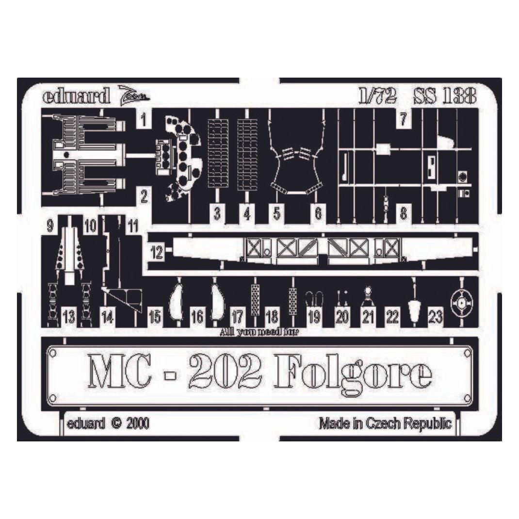 Eduard MC-202 Folgore (SS138)
