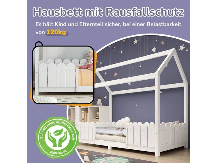 Structure de lit Haute qualité nouveau design 90x200 cm large multifonction lit d'enfant en bois pour les garçons et les filles
