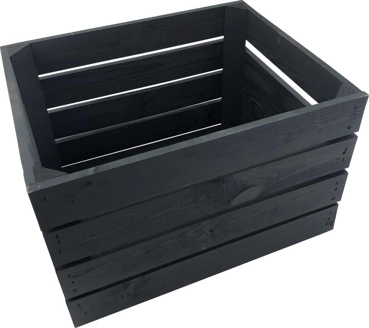 DecoLis Fruitkist - Houten kist - Zwart