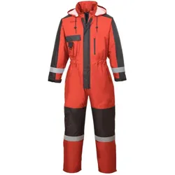 Portwest, Schutzanzug + Arbeitsoverall, Herren Winter Arbeitsoverall -40 °C Kälteschutz Rot M (M)