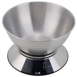 Eva digitale Küchenwaage Edelstahl 5kg 1g