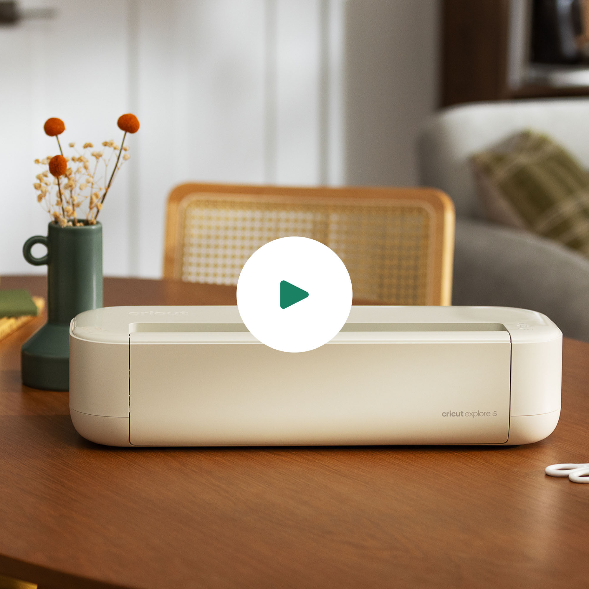 CRICUT Schneideplotter "Explore™ 5 + Essential-Bundle", beige (graubraun), Papierschneidegeräte, Schneideplotter