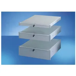 Schroff 19 zoll-schubfach - schubfach 19 zoll 3he ral7035, Serverschrank Zubehör, Grau