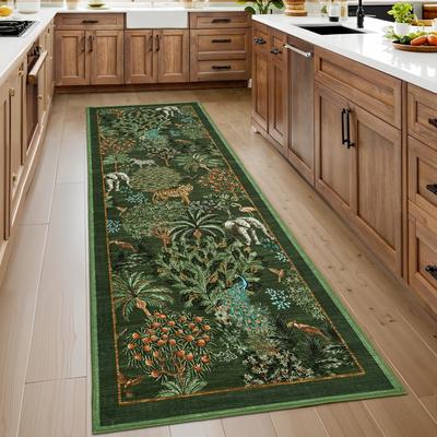 Garvee Jungle Animal Print Area Rug