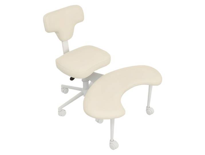 Chaise genoux croisée pour la maison et le bureau - Chaise genoux polyvalente réglable en hauteur - Chaise de bureau de yoga -