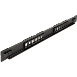 Delock Patchpanel 19′′ Keystone 12-Port 19 Rack, Server Zubehör, Schwarz
