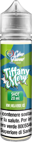 Cyber Flavour Tiffany Mery Liquido Shot 20ml Kiwi Mela Ghiaccio