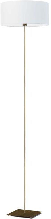 17 Stories Ayania 150 H cm Traditional Floor Lamp White/Antique Gold 150cm H X 30cm W X 30cm D