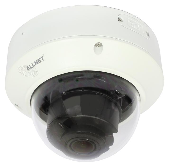 ALLNET IP Kamera Fix Dome Outdoor IR Vandalismus Low-Light Motorisiertes - Netzwerkkamera