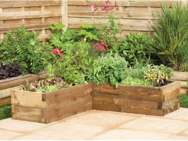 Forest Garden Caledonian Corner Raised Bed