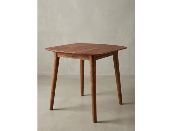 KADIMA DESIGN Sheeshamholz Esszimmertisch, 80x80 cm, robust und langlebig im Landhausstil