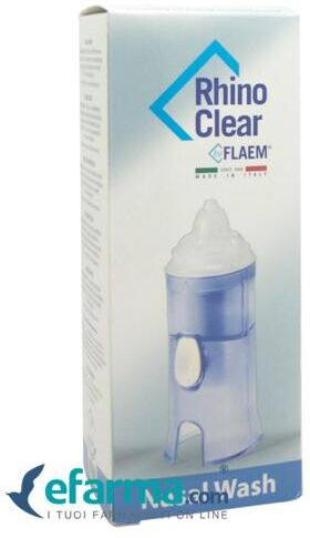 Flaem Nuova Rhino Clear Ricarica Doccia Nasale Azzurra