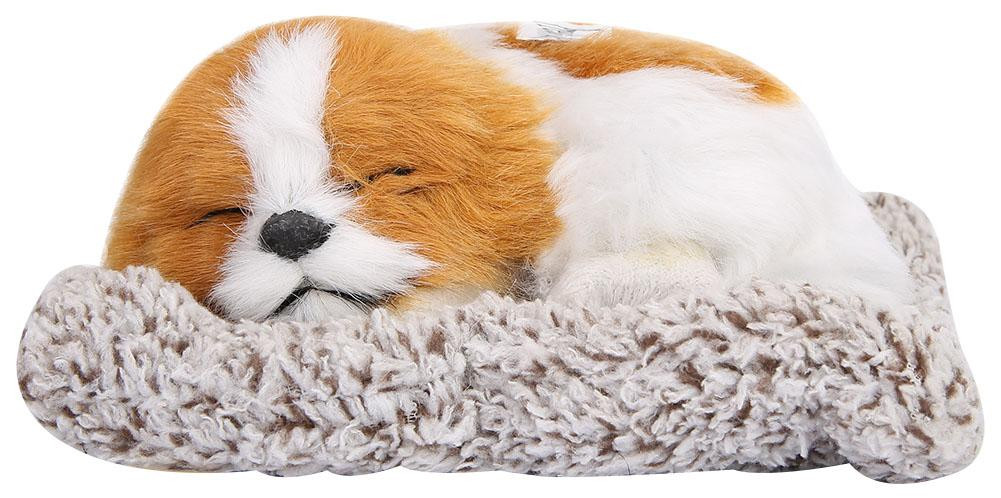 Gistuch Pluche Slapende Hond Decoratie - Geel