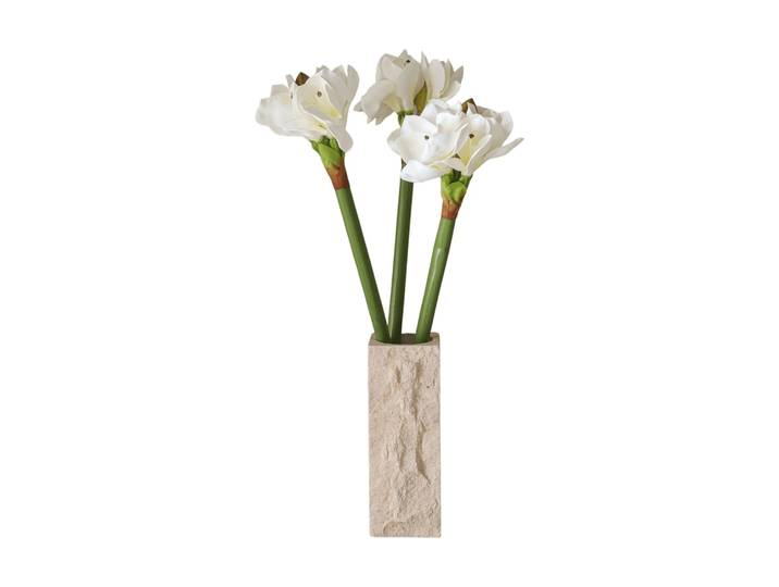 Botané Bouquet artificiel Amaryllis Blanc, 73 cm