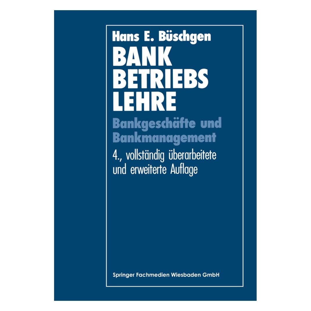 Gabler Bankbetriebslehre (Deutsch, Softcover, Hans E. Büschgen) (56886844)