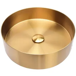 Differnz, Babybadewanne, waskom 40x40x11cm RVS goud