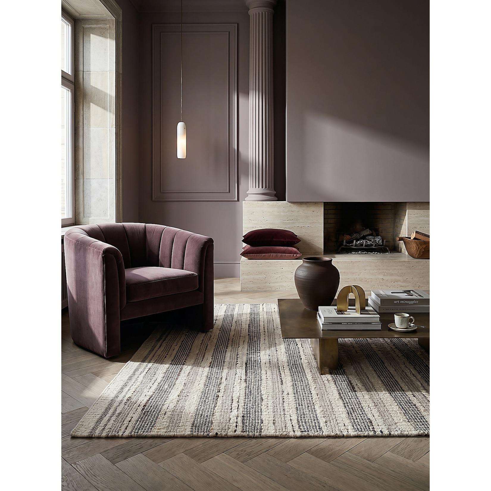 Flachgewebe-Teppich Wollmischung Natur 200 x 300 cm - HYTHE Kadima