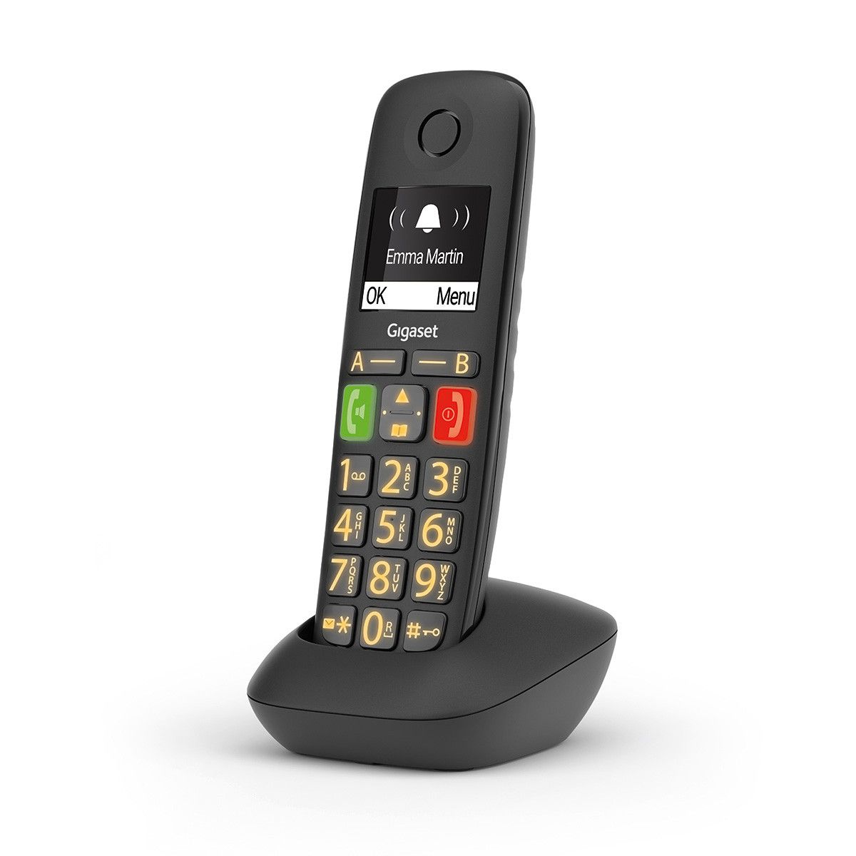 Gigaset E290HX DECT-Telefon (Schwarz) S30852-H2961-B1