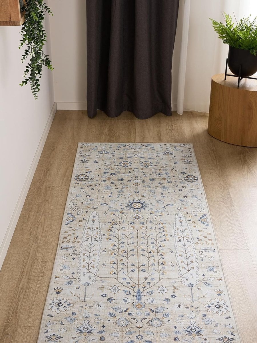 Vintage Vloerkleed Runner - Beige - Rechthoekig