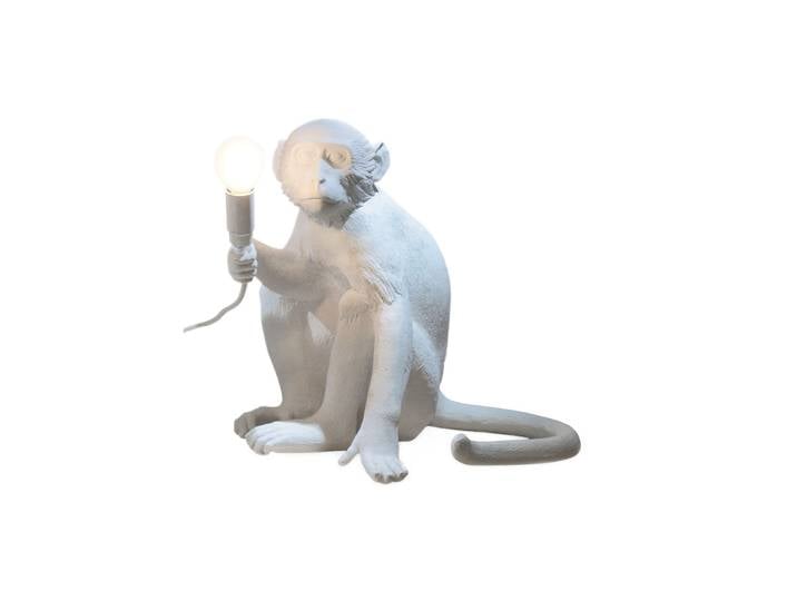 Seletti - Lampe de table Animaux - Blanc - Résine - Designer Marcantonio