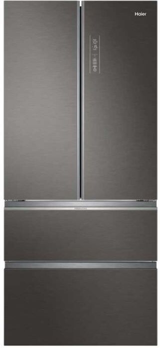 HAIER Frigorífico Americano  HB18FGSAAA  190x83x66,9 cm  539 L  E  Prateado
