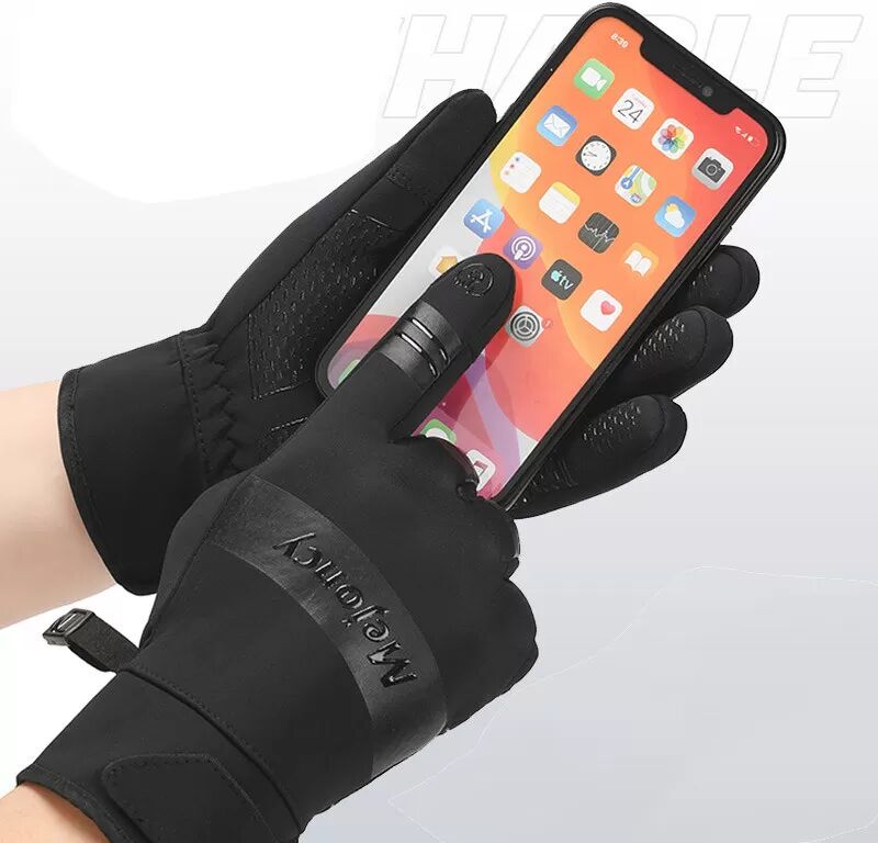 INF Warme Winterhandschuhe für Touchscreens, wind- und wasserdicht S