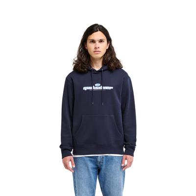 Kapuzensweatshirt QUIKSILVER "Salt Water Slacker", Herren, Gr. S, blau (schwarz navy), Obermaterial: 55% Baumwolle, 25% Baumwolle, 20% Polyester., Sweatshirts