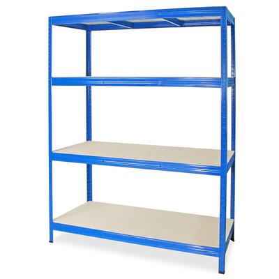 BRB Großfachregal, Stecksystem, 4 Böden, Trg 350 kg/Ebene, HxBxT 1800x1500x600 mm