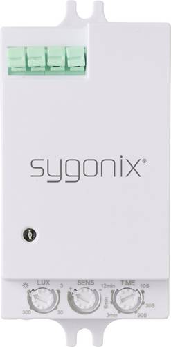 Sygonix SY-6879924 Decke, Wand Präsenzmelder 180°, 360° Relais Weiß