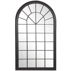 WANDSPIEGEL schwarz Fensteroptik 77/130 cm Trevol