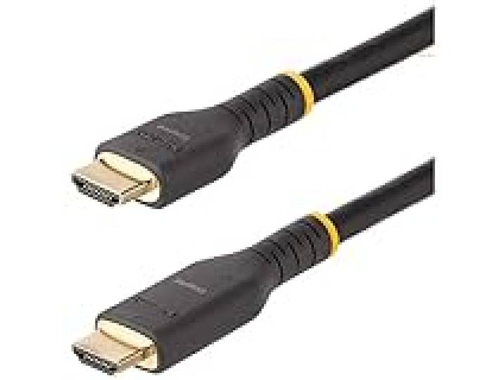 StarTech Câble HDMI Actif 2.0 4K 60Hz 10m, Ethernet, Robuste, Noir