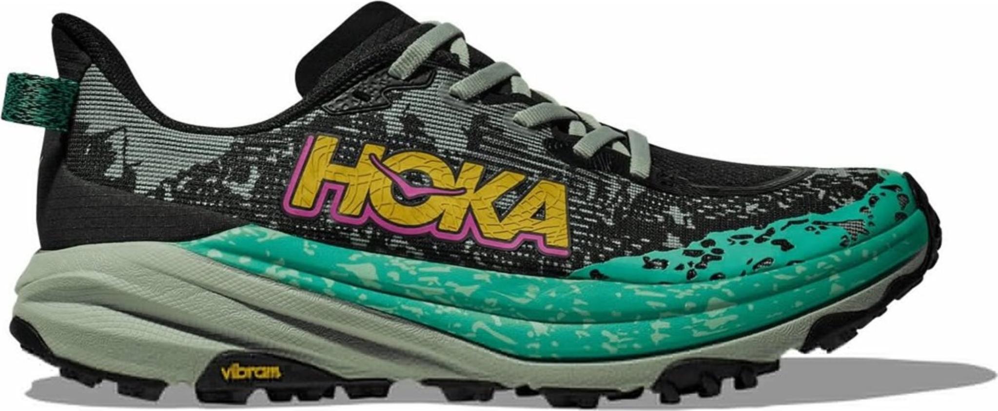 Hoka One One W Speedgoat 6 Black / Aloe Vera Black / Aloe Vera 42