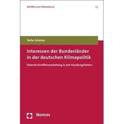 Interessen der Bundesländer in der deutschen Klimapolitik, Fachbücher von Stefan Scheiner
