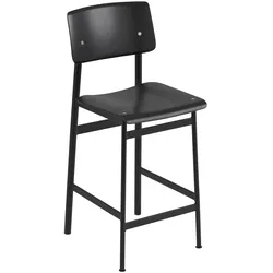Muuto Loft Barhocker, höhe 65 cm, schwarz