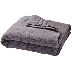 como Saunatuch  Sauna Soft Cotton ¦ grau ¦ Maße (cm): B: 70