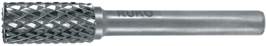RUKO Hartmetall Frässtift Form A Zylinder (ZYA) mit Stirnverzahnung Durchmesser 6 mm (116015B)