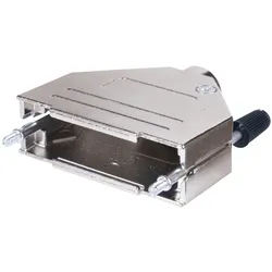 KAPPE EMV 15 - D-SUB-Kappe f. 15-polig D-Sub, EMV, Vollmetall