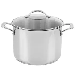 Lumarko Scanpan 7,2 l/24 cm garnek do zupy z pokrywką - STS, Pfanne + Kochtopf, Silber