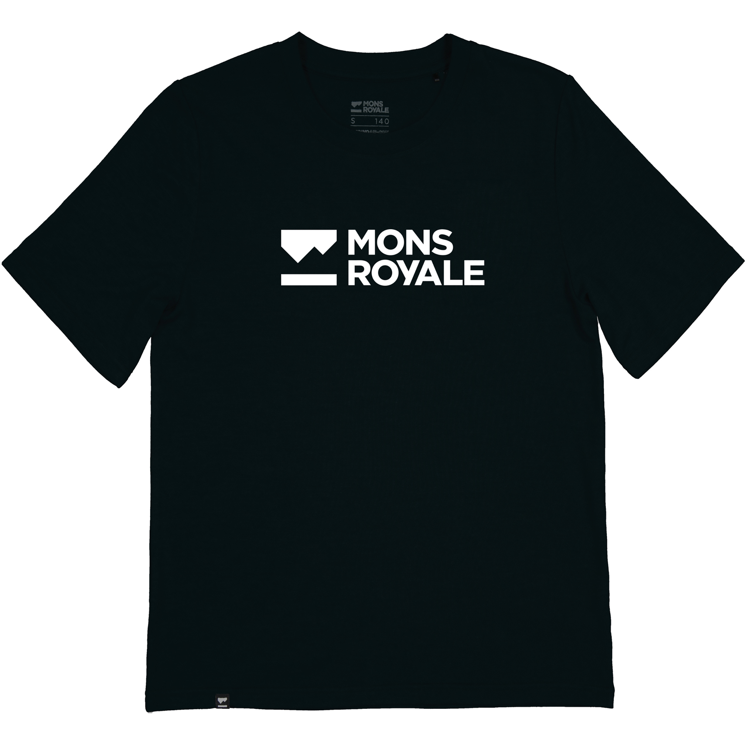 Mons Royale Icon Relaxed Damen T-Shirts schwarz Größe S Mountainbike Elastisch Merinowolle
