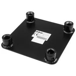 Alutruss QUADLOCK ROAD Endplatte QQR, Montage Lichttechnik, Schwarz