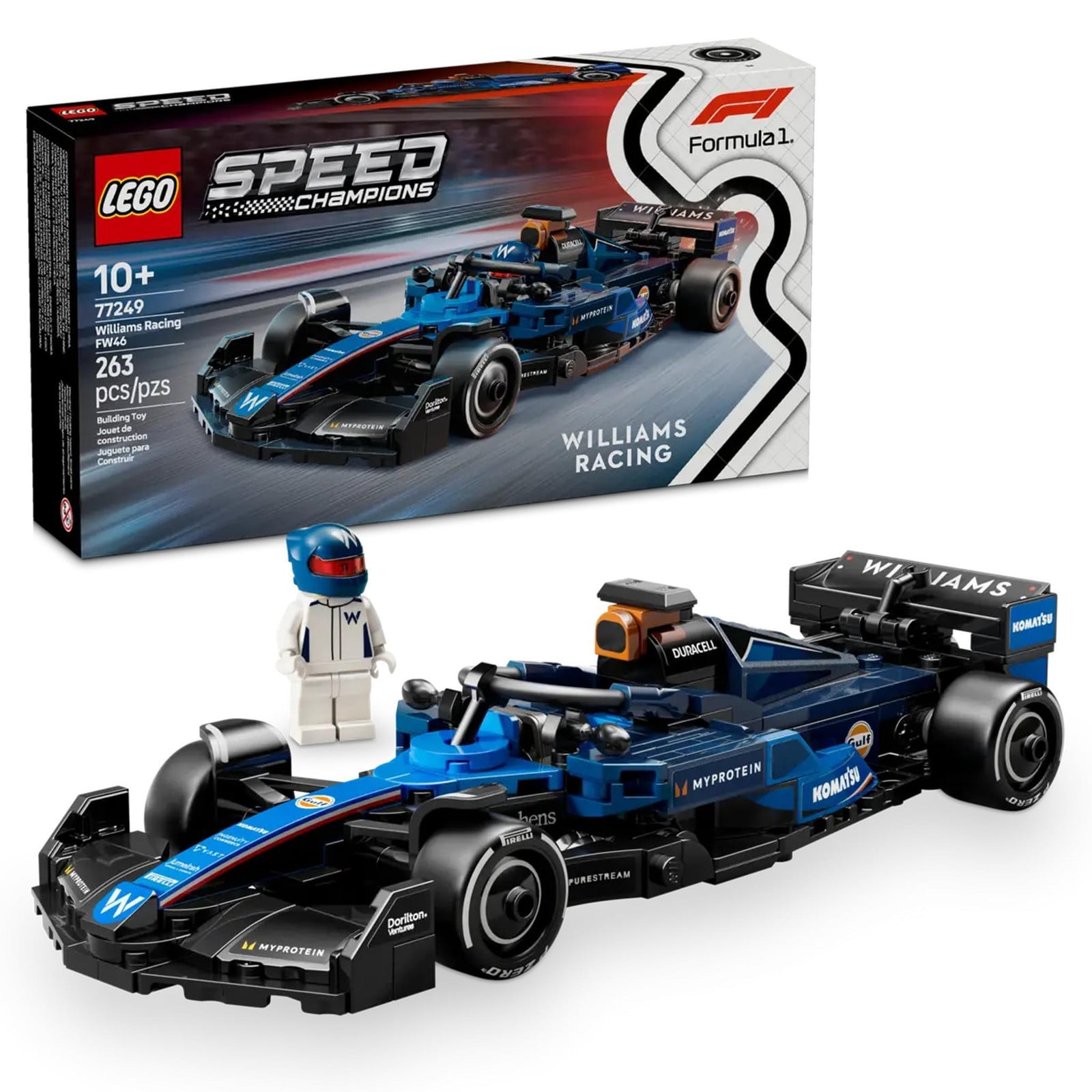 LEGO Speed Champions Williams Racing FW46 F1-raceauto 77249