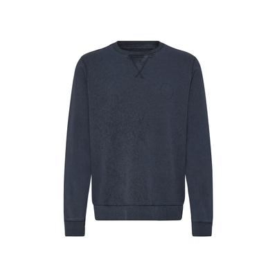 Longpullover BLEND "Sweater BHFactor", Herren, Gr. L, schwarz (salute), Obermaterial: 100% Baumwolle CO., Pullover Longpullover