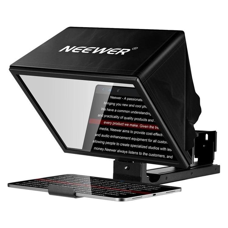Neewer BASICS X12B 12" Aluminum Alloy Adjustable Teleprompter (Teleprompter) (X12B)