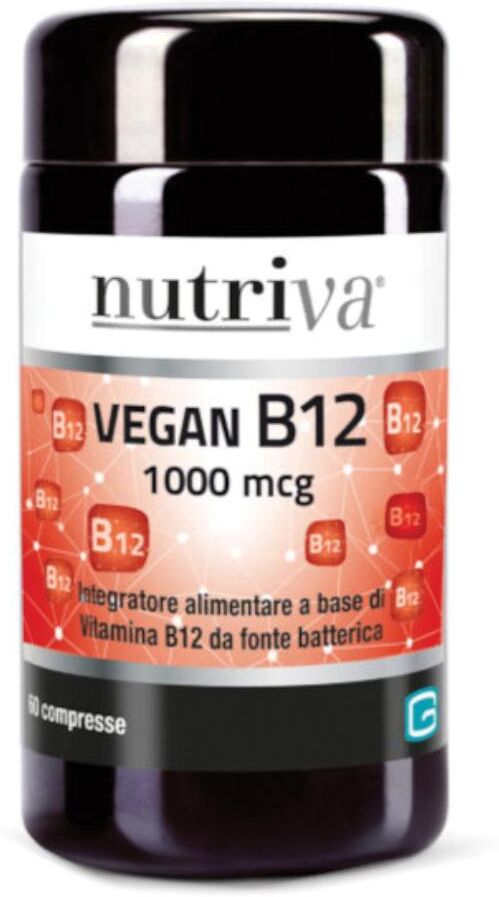 GIURIATI GROUP Srl Nutriva Vegan B12 - Integratore a base di vitamina B 60 compresse