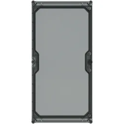 ABB AP61STHC Klappdeckel 600x300x45mm Deckel mit Fingergriff für Klapptür, transparent