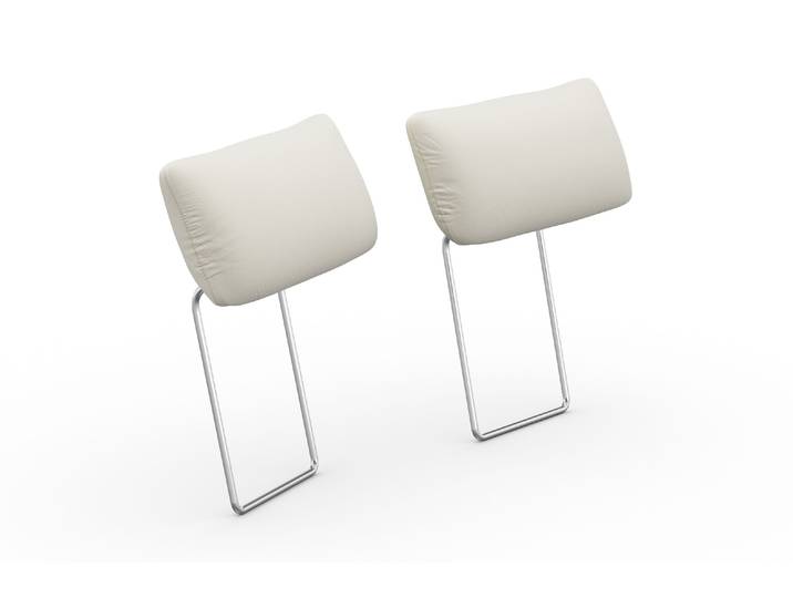 Sofa-Kopfstütze SIT & MORE Cadabra , beige (creme), B:59cm H:27cm T:10cm, Holzwerkstoff, Kopfstützen, Sofa-Kopfstütze, 2er Set